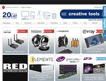 Tablet Screenshot of creativetools.pl