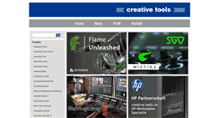 Desktop Screenshot of creativetools.de