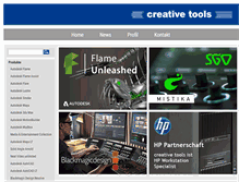 Tablet Screenshot of creativetools.de