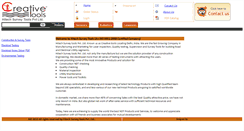 Desktop Screenshot of creativetools.co.in
