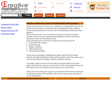 Tablet Screenshot of creativetools.co.in